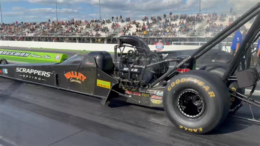A new speed record and a crash in this full opening round of Top Fuel and Funny Car from the IHRA Nitro Nationals! 😮 | CycleDrag