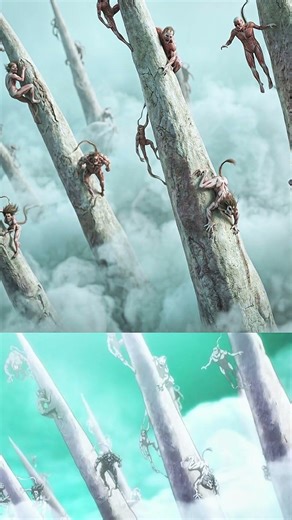 Beast Titan vs Founding Titan Who Wins #attackontitan #shorts #anime #liveaction #erenyeager #mikasa