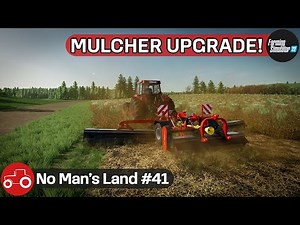 Upgrading Our Mulcher, Lime Spreader & Seed Drill - No Man's Land #41 FS22 Timelapse