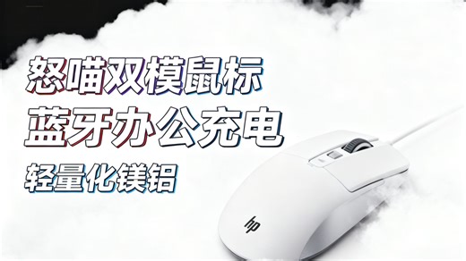 怒喵鼠标电竞游戏专用双模鼠标蓝牙办公充电人体工学鼠标电脑笔记本 轻量化镁铝合金AM Infinity Mouse 云白【热卖推荐 专业版含电池 2+收纳袋+脚贴