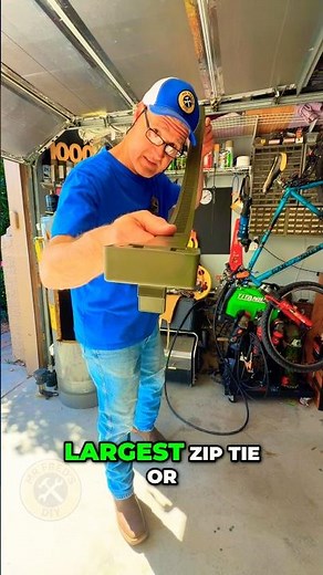 This giant reusable zip tie is genius #gadgets #shorts