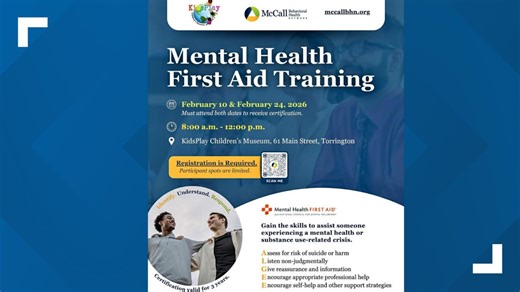 Nonprofit hosting free mental health, first-aid trainings this month to learn what to do in a crisis