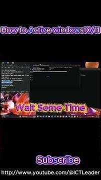 How to active windows 10/11 via CMD #tech #windows11 #activation