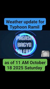 PAGASA Weather forecast update for Typhoon Ramil #WeatherUpdate #typhoon #RamilPH #ForecastTrack #TCWS #rainshower #Alert #besafe 🎥 DOST-PAGASA | Mindoro weather update