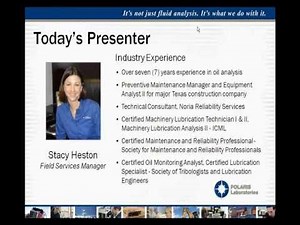 eMaint CMMS - Benefits of Oil Analysis Part 1