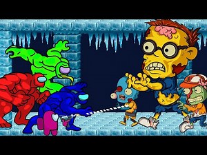 Zombies Roblox vs Among Us 어몽어스 VS 좀비 애니메이션