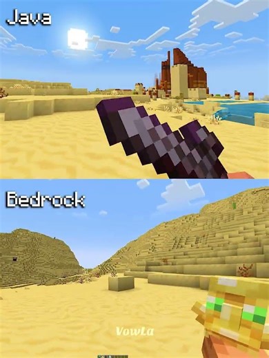Minecraft Actions and Stuff Bedrock vs Java Part 19