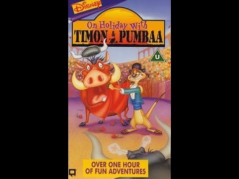 Opening to On Holiday with Timon and Pumbaa UK VHS (1997)