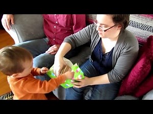 Rachel celebrates birthday with nephew's help
