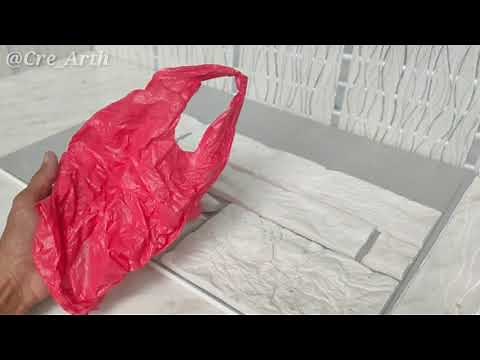 Creative Ideas #2 | Stone texture from plastic bag | Mold making