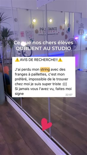On vous aime 💖 Même si vous mettez vos cerveaux en mode avion quand vous venez au studio 😂 Merci de votre confiance 🙏🏽❤️ À très bientôt pour collecter les petits objets que vous avez semé après votre cours de pole dance ou de cerceau aérien 🦋 | Pole Dance Marseille - Pole Dance Bouches Du Rhône