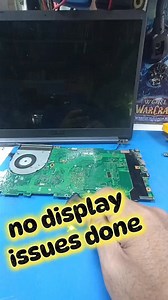 No display done #laptop #troubleshooting #laptoprepair | Richard A Magsino
