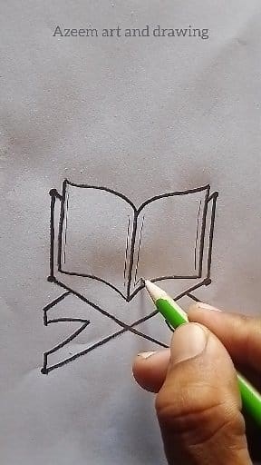 Quraan 💚 rehal drawing with dots 💚♥️💛💛 #best #art #draw #azeemartanddrawing | Azeem art and drawing