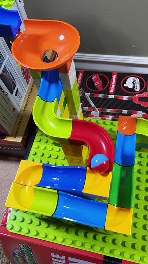 Happy Colorful Marble Run….😁😀😀. #happy | Marble Runs