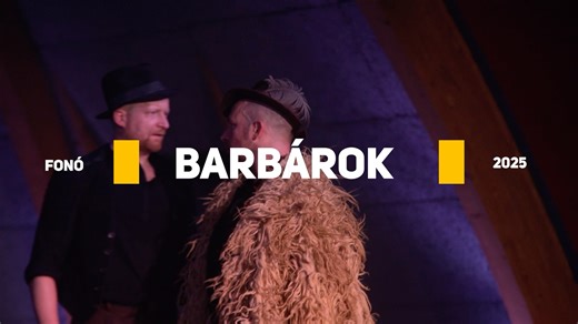 Fonó 3️⃣0️⃣ on Instagram: "🎭 Móricz Zsigmond: Barbárok - színházi előadás 📅 január 12. hétfő A Barbárok Berettyán Nándor rendezésében prózai, mozgásszínházi és bábszínházi eszközökkel építkezik, folyamatos élő zenei jelenléttel. A színpadi forma a népi hagyomány és a kortárs színházi gondolkodás határán mozog. Szereplők: Appelshoffer János, Berecz István, Kacsó Hanga, Katona Kinga, Kurucz-Tókos Kata, László Rebeka, Herczegh Péter, Horváth Márk, Rémi Tünde, Szabó Sebestyén László, ifj. Zsuráfs