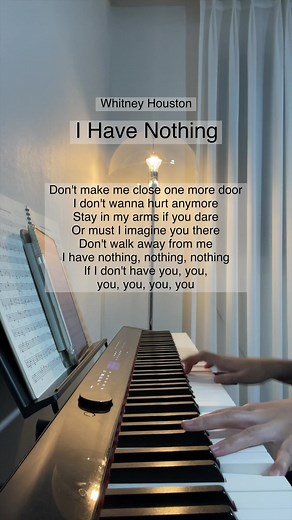 Duet with me! I Have Nothing - Whitney Houston | Sweeneypiano