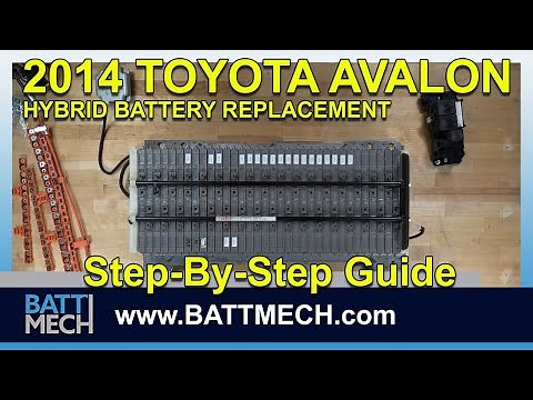 How to Replace/Repair/Fix a 2014 Toyota Avalon Hybrid Battery Module Cell: Step-by-Step Instructions
