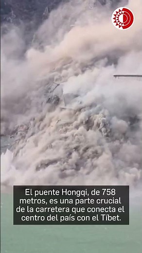 Colapsa puente recién inaugurado en el suroeste de China tras deslizamientos de tierra