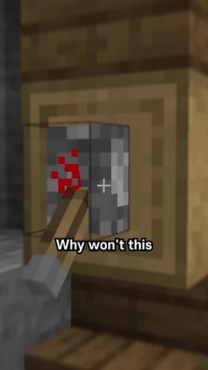 Minecraft fake door build hack — realistic hidden doors