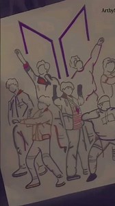 Asthetic BTS doodles