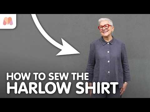 How to Make a Stylish Shirt | Tessuti Harlow Sewalong