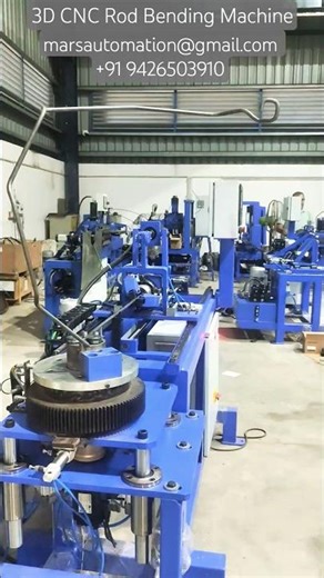 3D CNC Rod Bending Machine, Automatic Rod Bending Machine, 12mm CNC Rod Bending Machine #wireworks