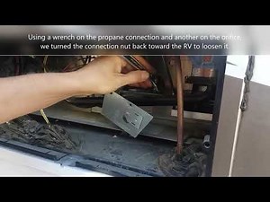 Remove & Inspect Burner Assembly Norcold N822RT RV Refrigerator