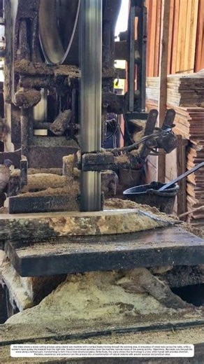 Wood Processing: How a Band Saw Transforms a Log Into Usable Board