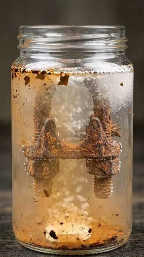 Severely Rusted Hook Ready for Chemical Rust Removal #Rust #Satisfying #ASMR #MetalPolishing