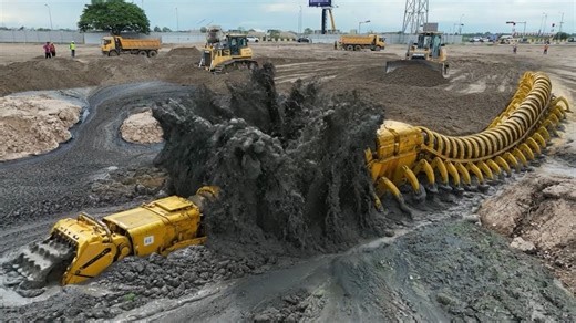 Massive Earth Digging Machine Showing Raw Power in Action! 💪🚜 #Amazing #satisfying #heavymachinery #viralvideoシ | Handy Welder