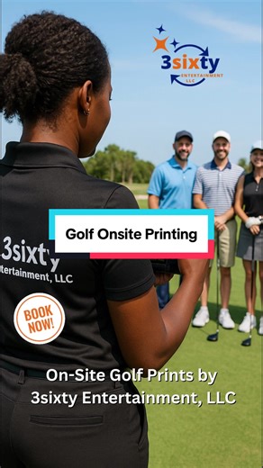 ⛳📸 Elevate your next golf tournament or corporate outing with 3sixty Entertainment, LLC — Tampa Bay’s trusted source for professional on-site golf photo printing. Our photographers capture players right on the tee box, and guests receive a high-quality printed photo within minutes, complete with your event logo and branding. We specialize in corporate golf outings, charity tournaments, and sponsor activations, helping you create lasting memories and boost your brand visibility. Each print is pr