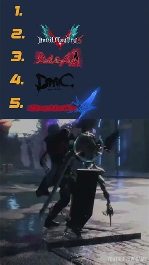 Top 5 Best DEVIL MAY CRY Games of All Time (2001 - 2024) #evolution #devilmaycry #gaming #games