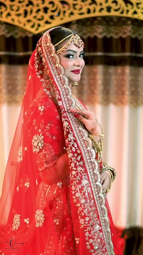 Royal Red Bride: A Classy Bridal Look