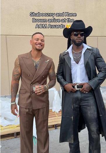 Best dressed duo at the ACMs 🔥 #shaboozey #kanebrown #countrymusic #acmawards #fashion