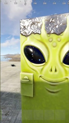 Skin SHORTS Rust #47 Alien Metal Door