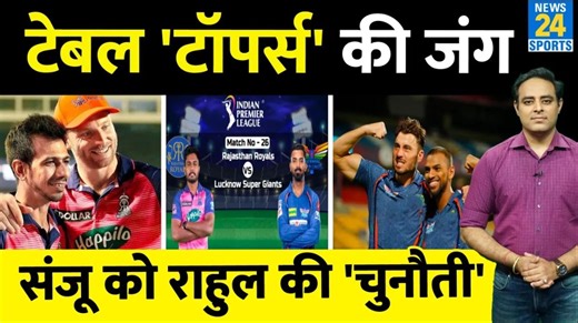 97K views · 3K reactions | IPL-16: Table Toppers की जंग के लिए Sanju Samson की RR और KL Rahul की LSG तैयार, ऐसी होगी Final-11 ! #IPL2023 #sanjusamson #rr #lsg #klrahul #news24sports | News24 Sports | Facebook