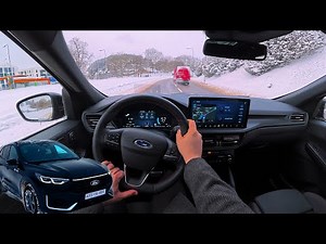 2026 Ford KUGA MY26 [ST-Line X PHEV 2.5l 243hp] POV Test Drive | Winter Consumption - part 2