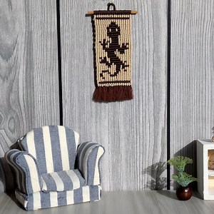 Miniature Macrame Wall Hanging 1:12, Dollhouse Lizard Tapestry, Boho Dollhouse Wall Decor - Etsy Canada
