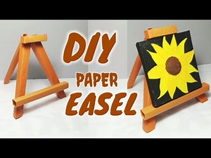 DIY Paper Easel | Mini Easel Stand | Paper Craft