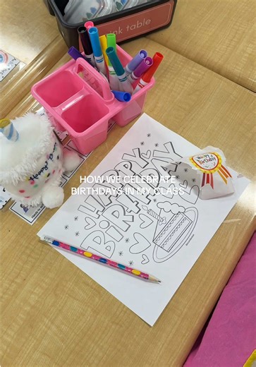 Cómo celebramos los cumpleaños en mi aula de primer grado