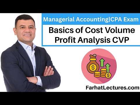 Basics of Cost Volume Profit Analysis CVP