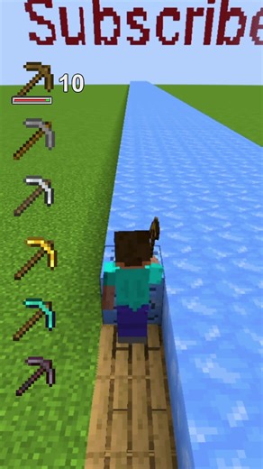All Pickaxes Vs. Ice #minecraft #fyp #satisfy