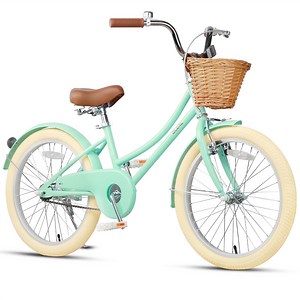 Glerc Little Molly 20 inch Kids Girls Bike for 7-13 Years Old Child,gifts, Mint Green