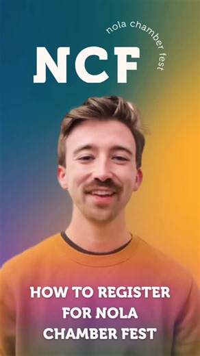 NOLA Chamber Fest on Instagram: "🎻 NCF Competition Prep Series | How to Register 🎻 Ready to take the next step toward the #NCF2026 stage? Registering for NOLA Chamber Fest is easier than you think—and we’re breaking it down step by step in our Competition Prep Series. ✨ Here’s how to get started: 1️⃣ Visit nolachamberfest.org 2️⃣ Complete your online registration 3️⃣ Upload your audition recording 4️⃣ Submit before the deadline and you’re officially in! ⏳ Don’t wait — Early Bird registration i