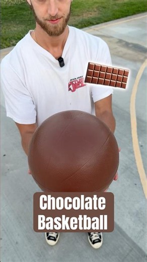 Dunking A Chocolate Basketball 🍫
