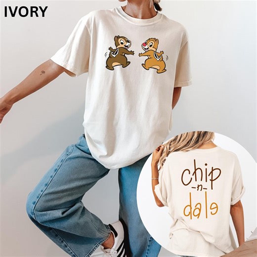 Chip and Dale Disney Shirt, Disney Chipmunks, Autograph Tee, Disney Family Matching Group Shirts, Disneyland Shirt, Disney World Shirt - Etsy