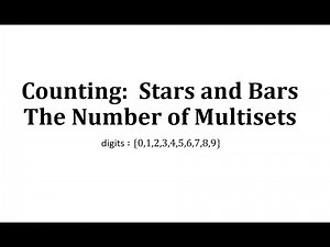 Stars and Bars: The Number of Multisets