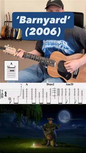 Kyle Collins on Instagram: "Won’t Back Down - Sam Elliott (Guitar Cover with Chords + TABS)| From the Movie ‘Barnyard’ (2006) #fyp #foryoupage #music #guitar #cover"