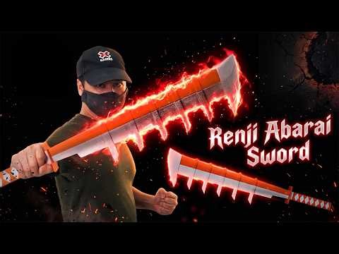 How to Make Renji’s SHIKAI ZABIMARU SWORD Out of Paper! Bleach DIY