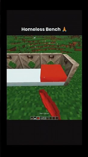 Easiest Minecraft Bench Tutorial 🙏 #vairalvideo #minecraft #trending #gamerfleet #halo #verity